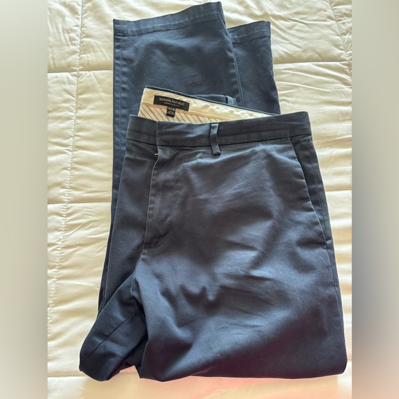 Men's Navy Pants - Picture 1 of 3